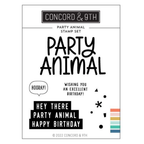 Concord & 9th Party Animal Stamp Stencil and Die Bundle