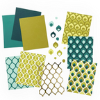 Concord & 9th Patterned Peacock Embossing Folder 12625 product