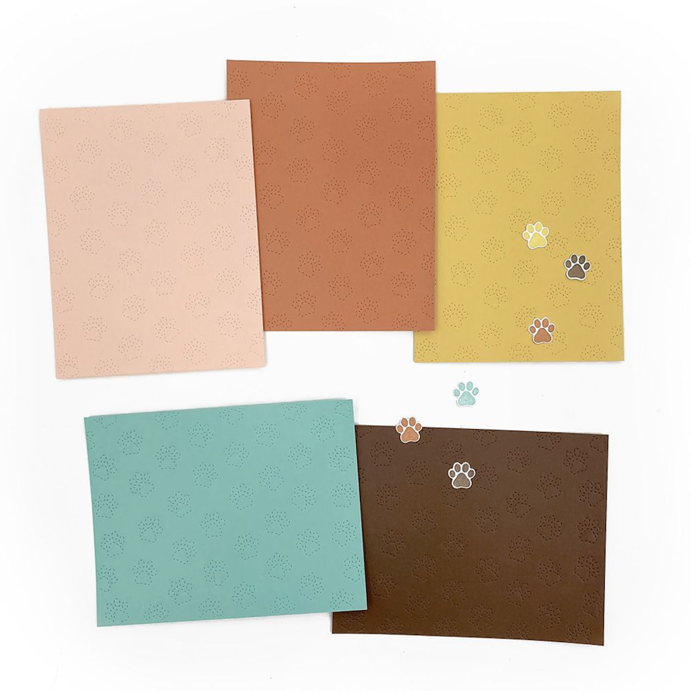 Concord & 9th Paw Prints Double Card Front Die Set 12627 product