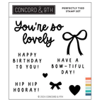 Concord & 9th Perfectly Tied Clear Stamp Set 12429