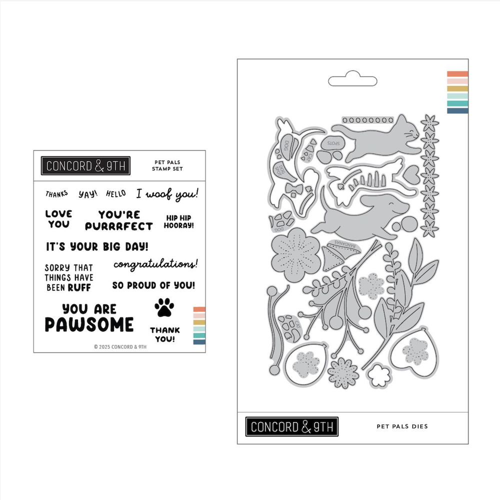 Concord & 9th Pet Pals Stamp and Die Bundle