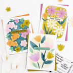 Concord & 9th Petal Portraits Die Set 13007 flower card samples