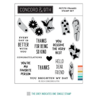 Concord & 9th Petite Frames Clear Stamp Set 12346