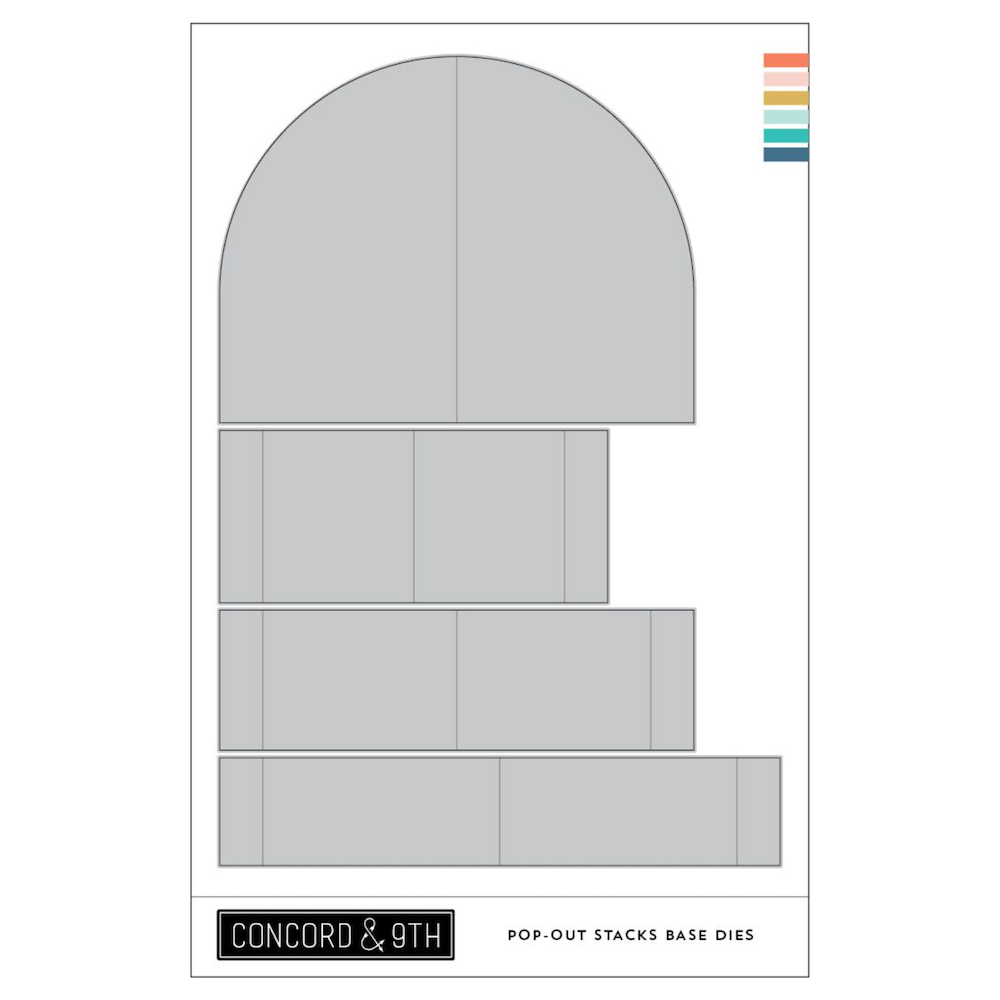 Concord & 9th Pop-out Stacks Base Die Set 12515