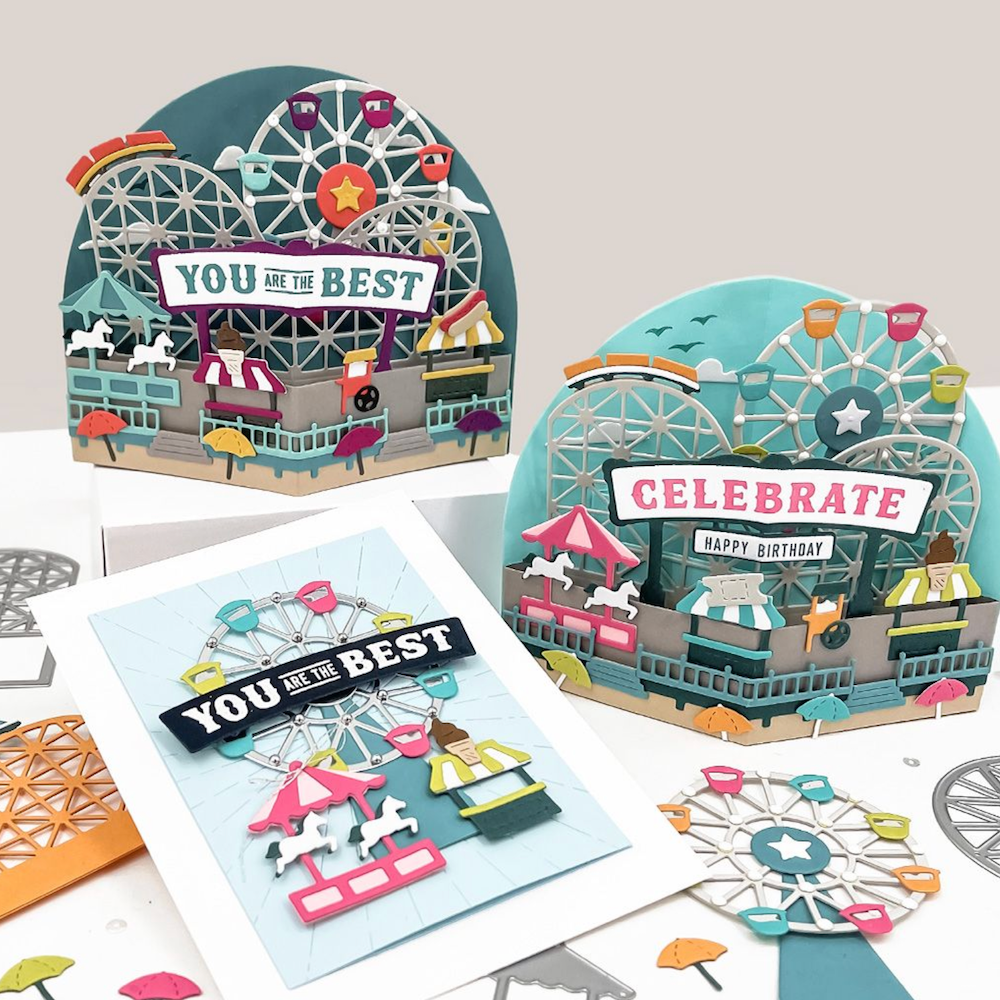 Concord & 9th Pop-out Stacks Base Die Set 12515 celebrate