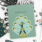 Concord & 9th Pretty Peacock Clear Stamp Set 12631 always 