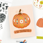 Concord & 9th Pumpkin Prints Die Set 13027 so thankful