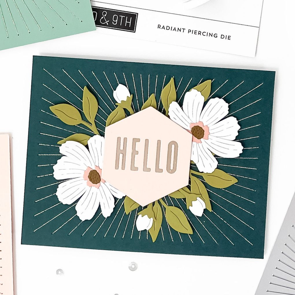 Concord & 9th Radiant Piercing Die 12672 hello