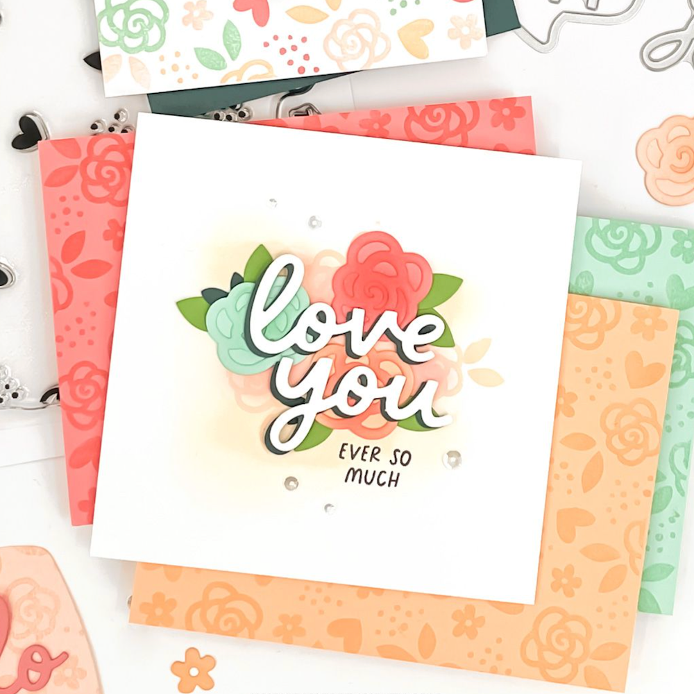 Concord & 9th Rosy Lane Die Set 12371 love