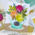 Concord & 9th Rustic Bouquet Clear Stamp Set 13029 hello watering
