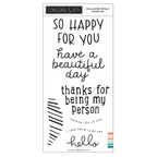 Concord & 9th Scalloped Petals Clear Stamp Set 12803