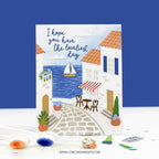 Concord & 9th Seaside Stamps Dies and Stencils Bundle I Hope You Have The Loveliest Day Card