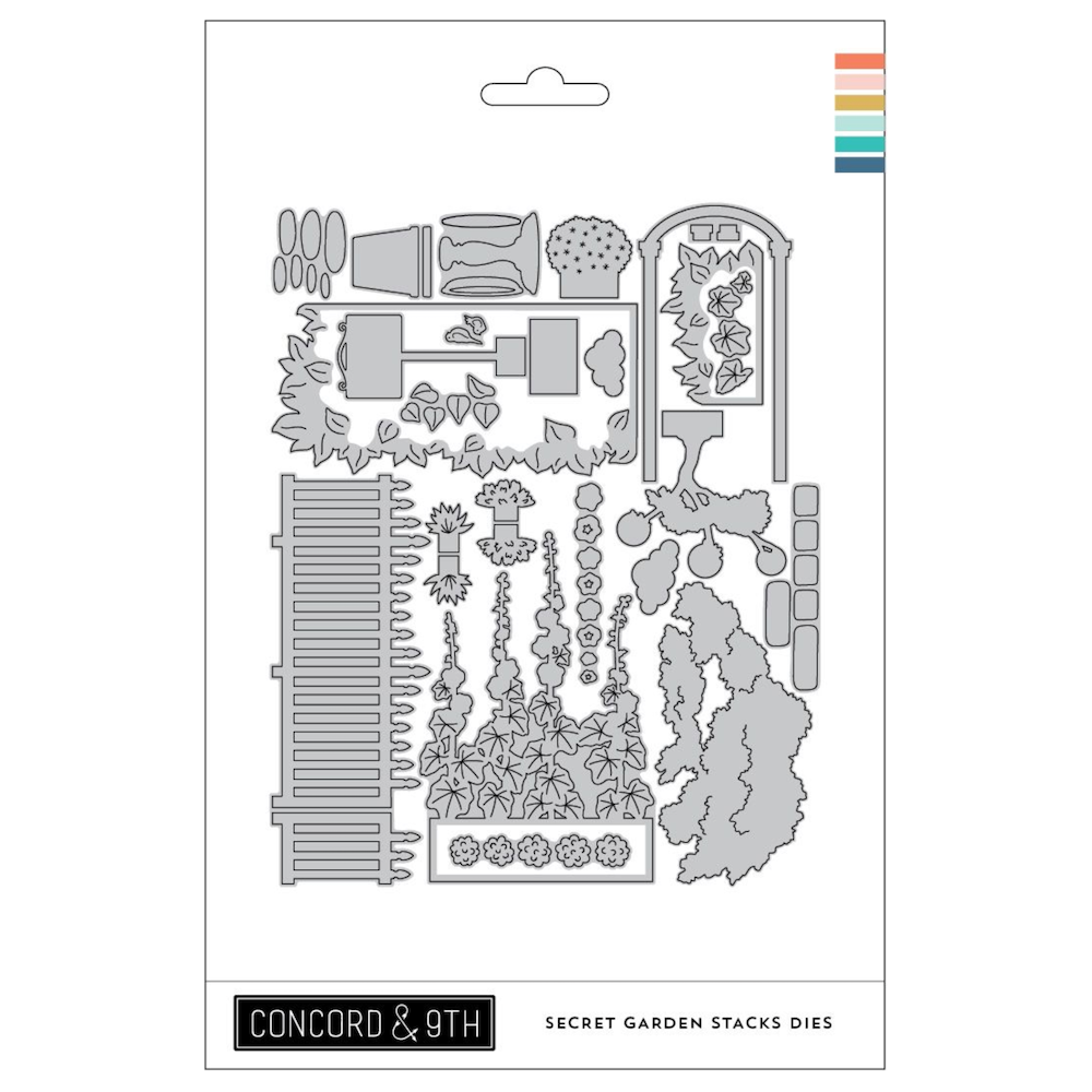 Concord & 9th Secret Garden Stacks Die Set 12517