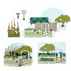 Concord & 9th Secret Garden Stacks Stamp and Die Bundle product