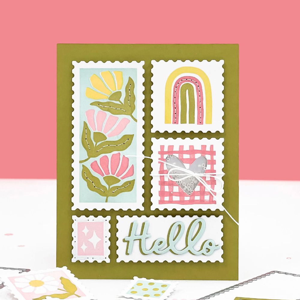 Concord & 9th Sending Joy Clear Stamp Set 12675 hello