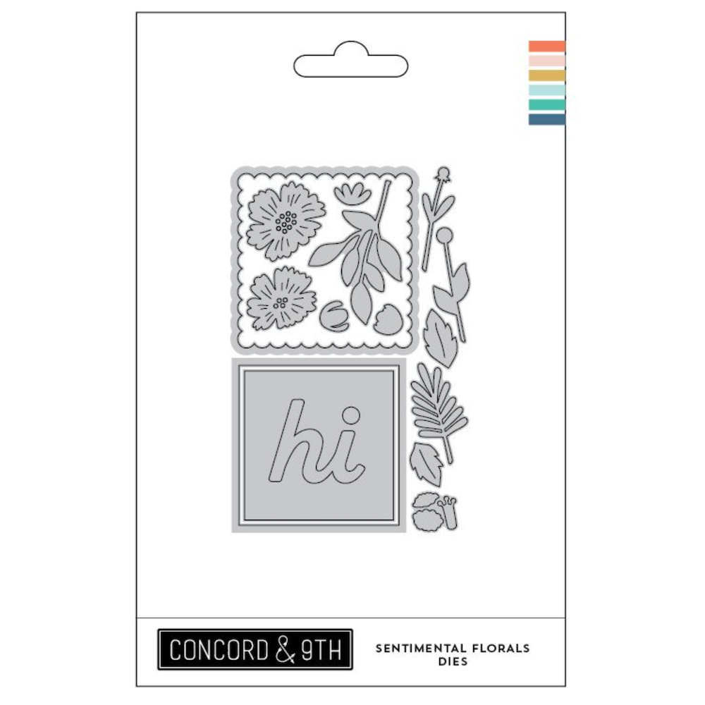 Concord & 9th Sentimental Florals Die Set 12549