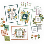 Concord & 9th Sentimental Florals Stamp and Die Bundle product