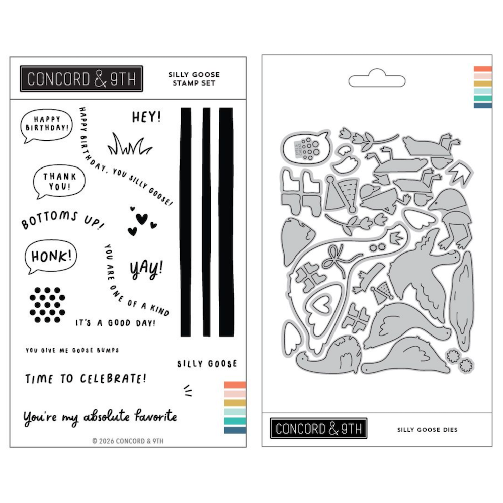 Concord & 9th Silly Goose Stamp and Die Bundle