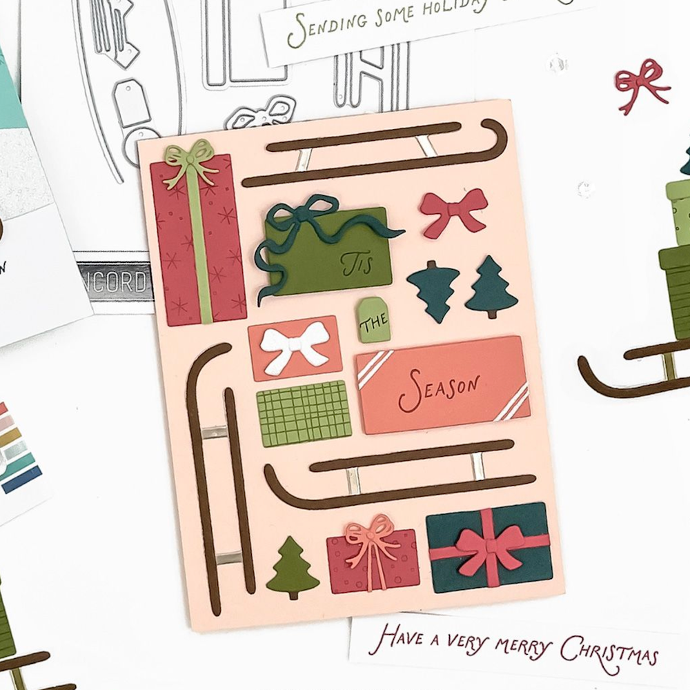 Concord & 9th Sleigh Full of Cheer Clear Stamp Set 12598 season