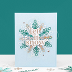 Concord & 9th Snowflake Season Die Set 13061 let it snow