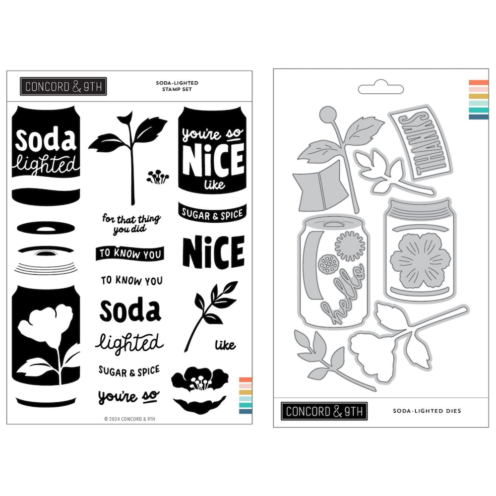Concord & 9th Soda-Lighted Stamp and Die Bundle