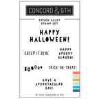Concord & 9th Spook Alley Clear Stamp Set 13032