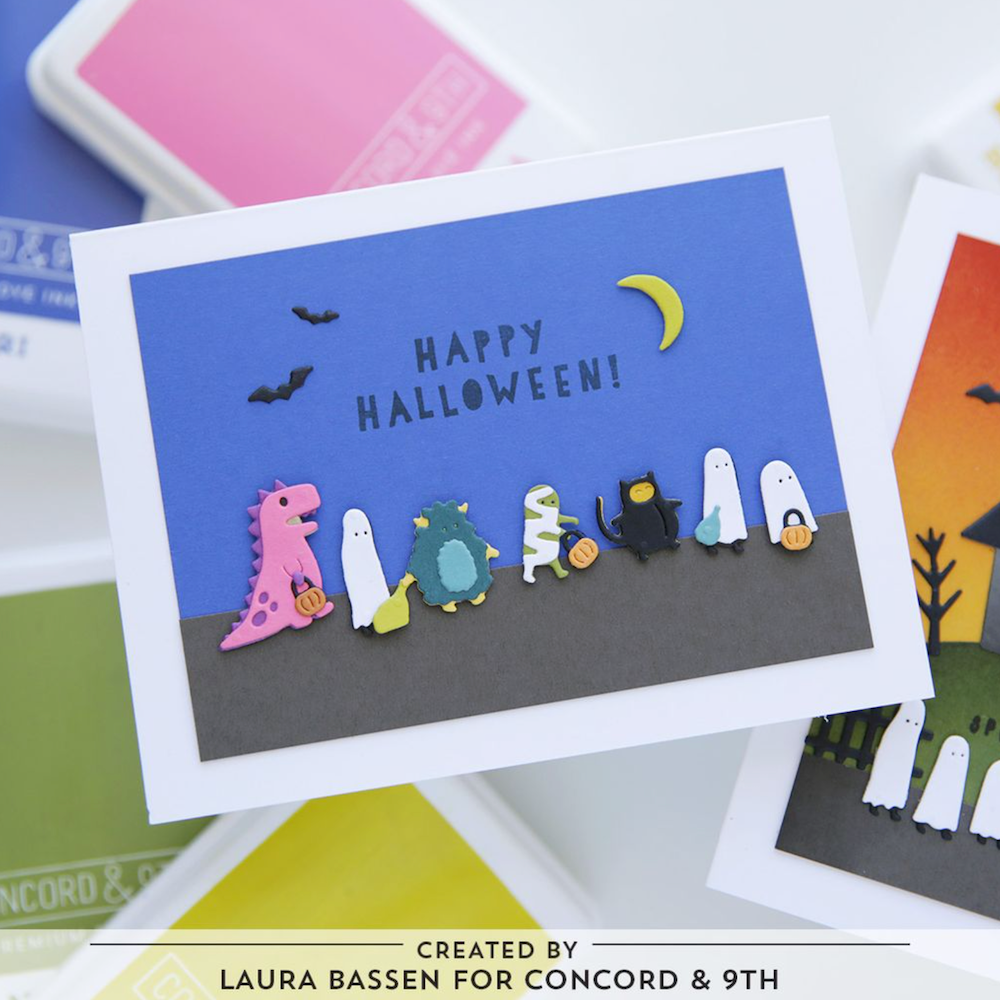 Concord & 9th Spook Alley Clear Stamp Set 13032 costumes