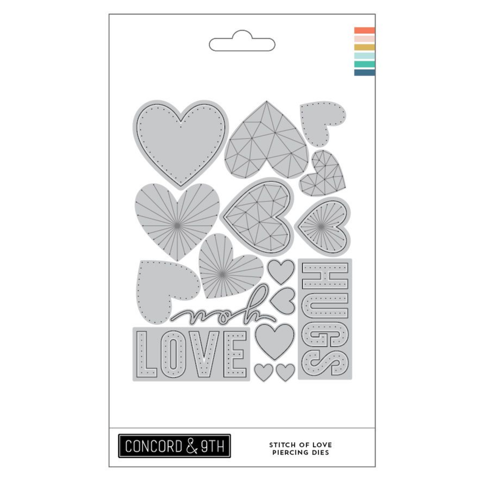Concord & 9th Stitch of Love Piercing Die Set 12780