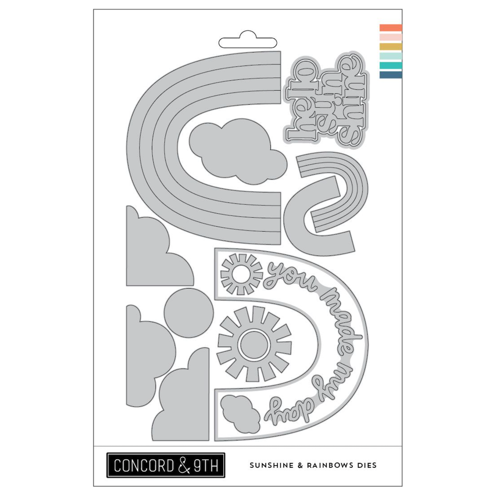 Concord & 9th Sunshine & Rainbows Die Set 12476