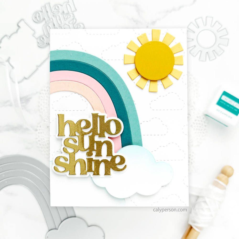 Concord & 9th Sunshine & Rainbows Die Set 12476 caly