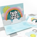 Concord & 9th Sunshine & Rainbows Die Set 12476 hello