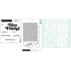 Concord & 9th Sweet Stems Stamp Stencil and Die Bundle