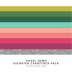 Concord & 9th Tinsel Town Assorted Cardstock Pack 13094