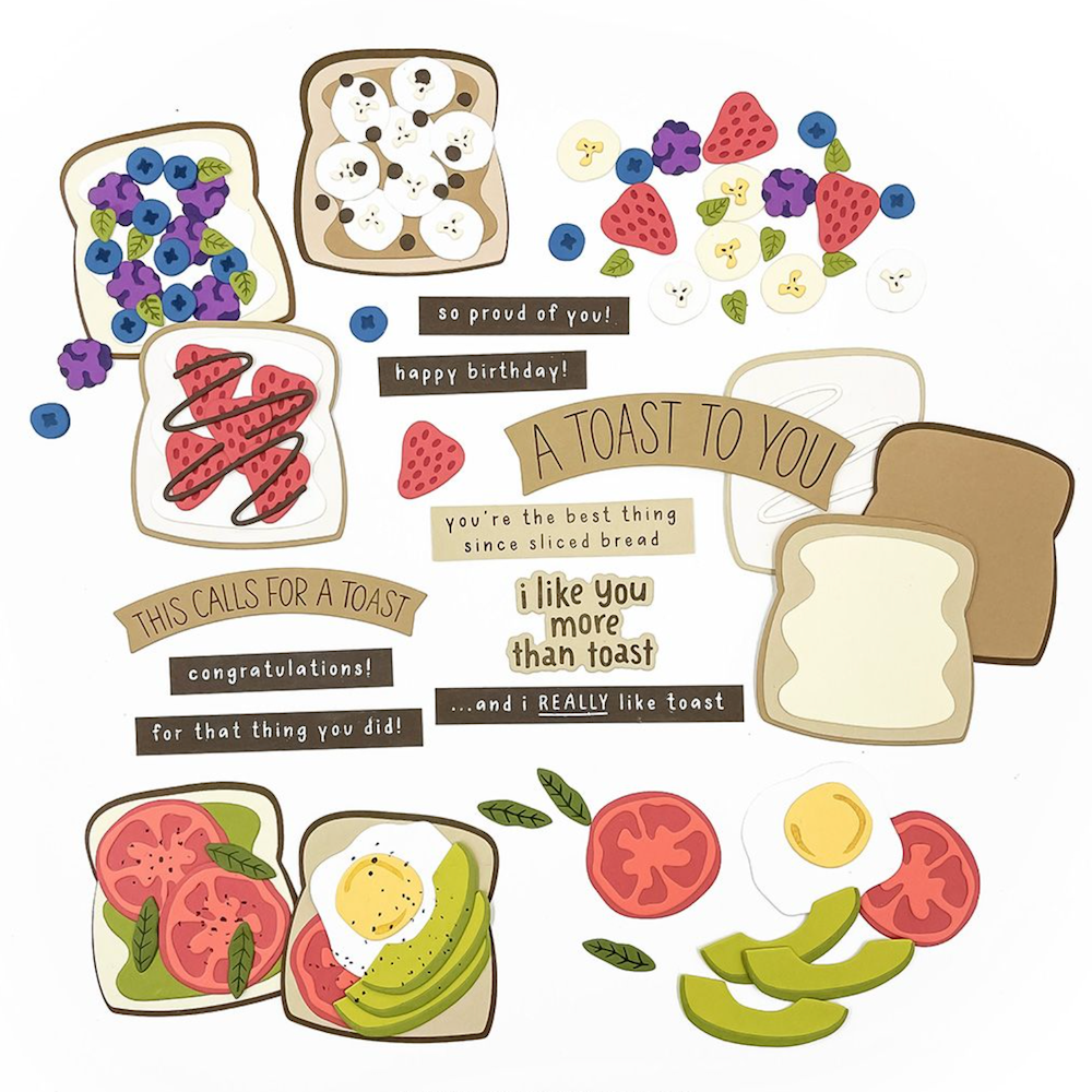 Concord & 9th Toast Time Clear Stamp Set 12835 product