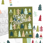 Concord & 9th Tree Lot Inlay Die Set 12228 merry