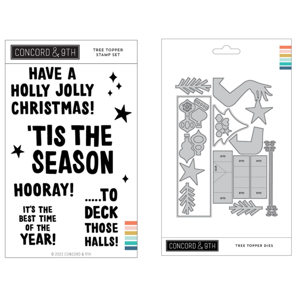 Concord & 9th Tree Topper Stamp and Die Bundle