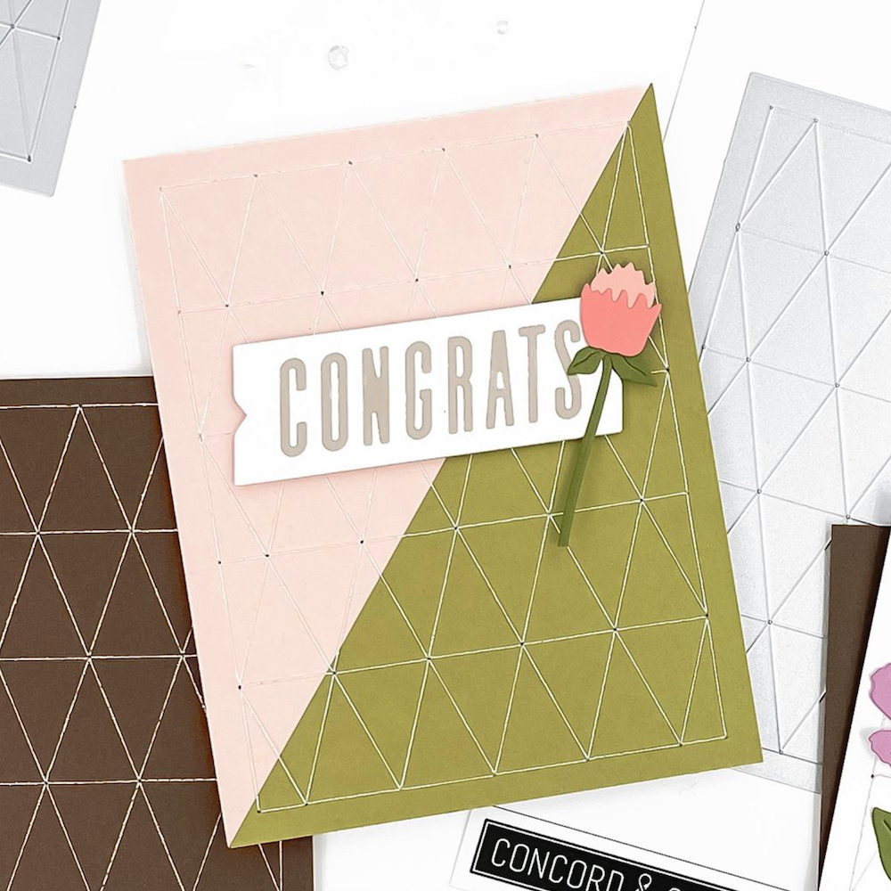 Concord & 9th Triangle Piercing Die 12673 congrats