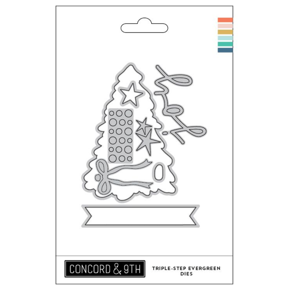 Concord & 9th Triple-step Evergreen Die Set 12602