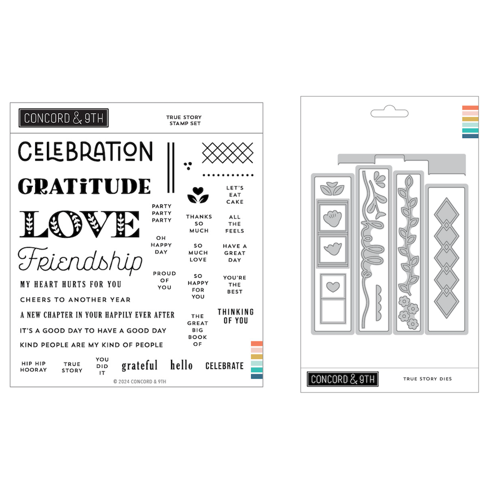 Concord & 9th True Story Stamp and Die Bundle