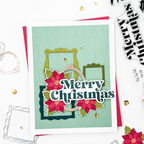 Concord & 9th Very Merry Gallery Clear Stamp Set 13065 merry christmas