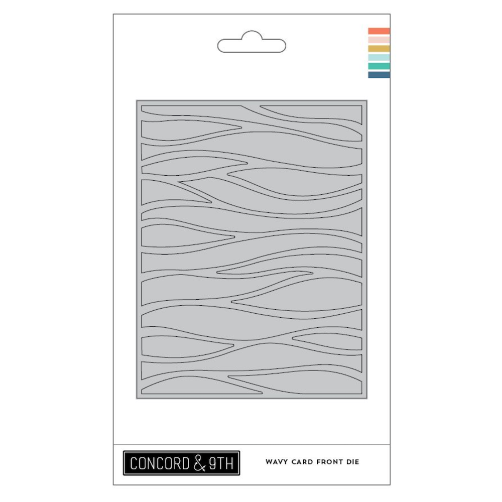 Concord & 9th Wavy Card Front Die 12784