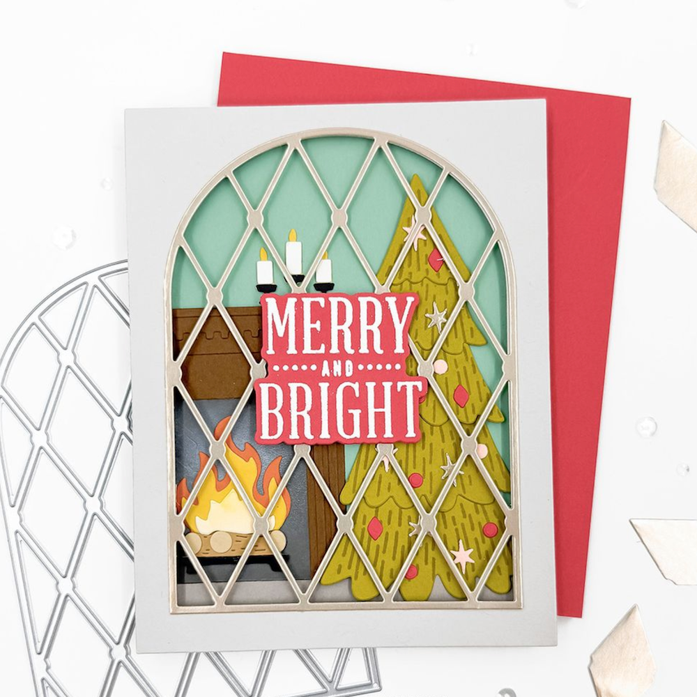 Concord & 9th Windsor Charm Die Set 13068 merry and bright