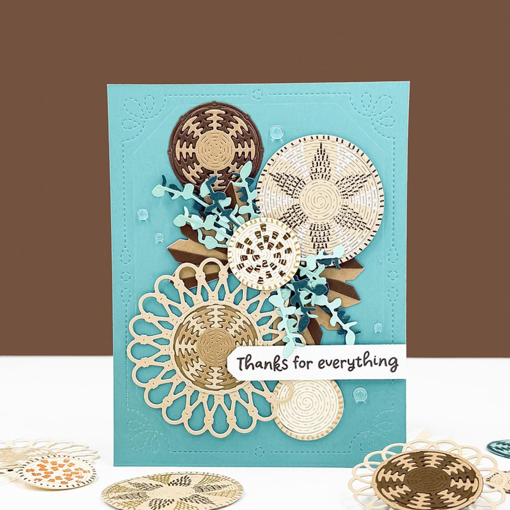 Concord & 9th Woven Words Die Set 13129 thanks