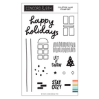 Concord & 9th Yuletide Lane Clear Stamp Set 12607
