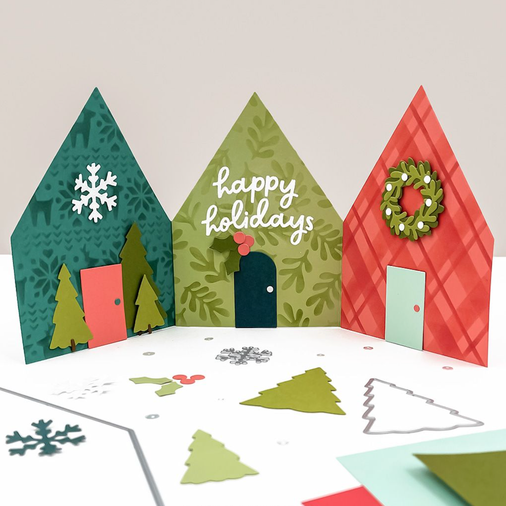 Concord & 9th Yuletide Lane Die Set 12608 happy