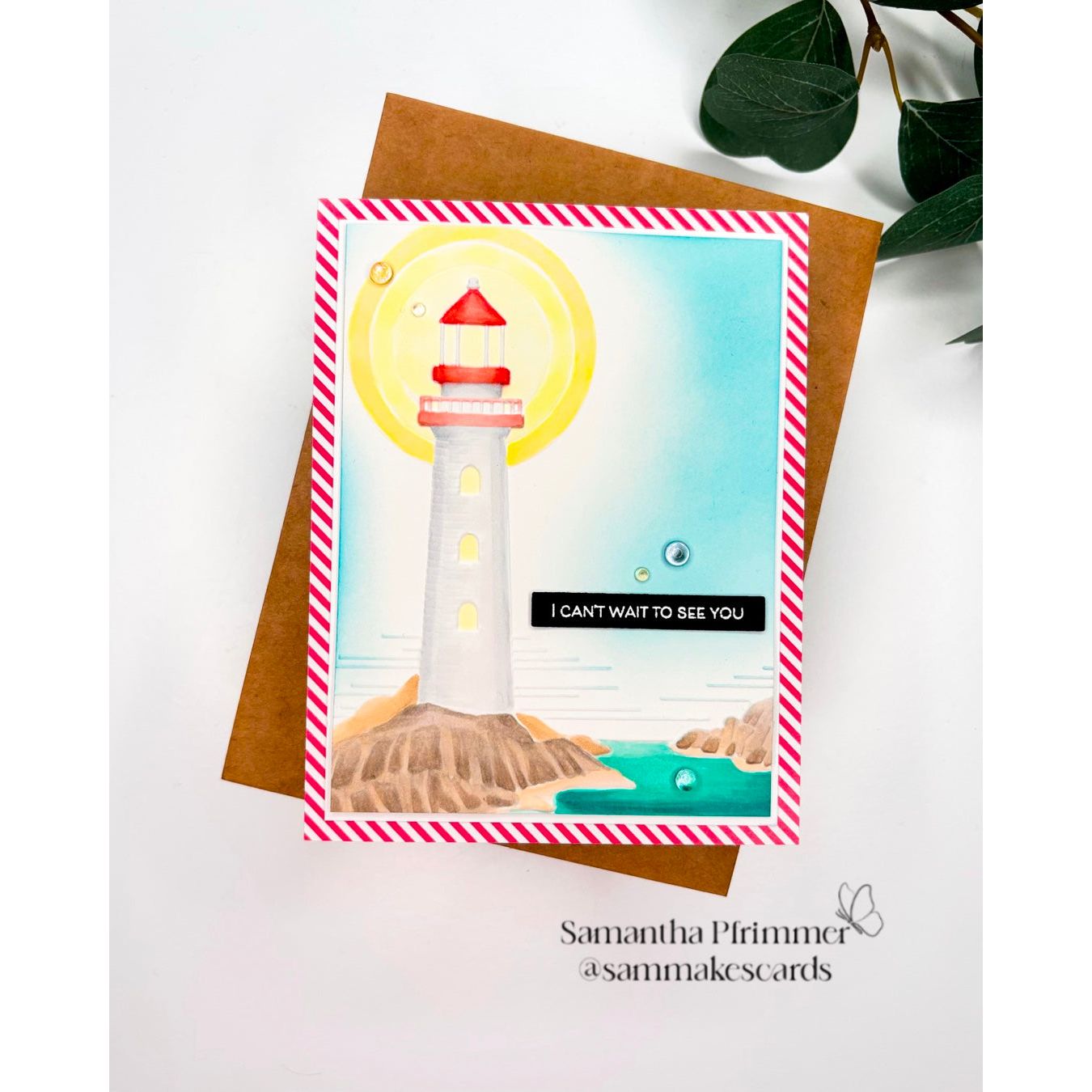 Simon Says Stamp Friend Like You Collection I Want It All Embossing Folders set1015ef Contemporary Lighthouse
