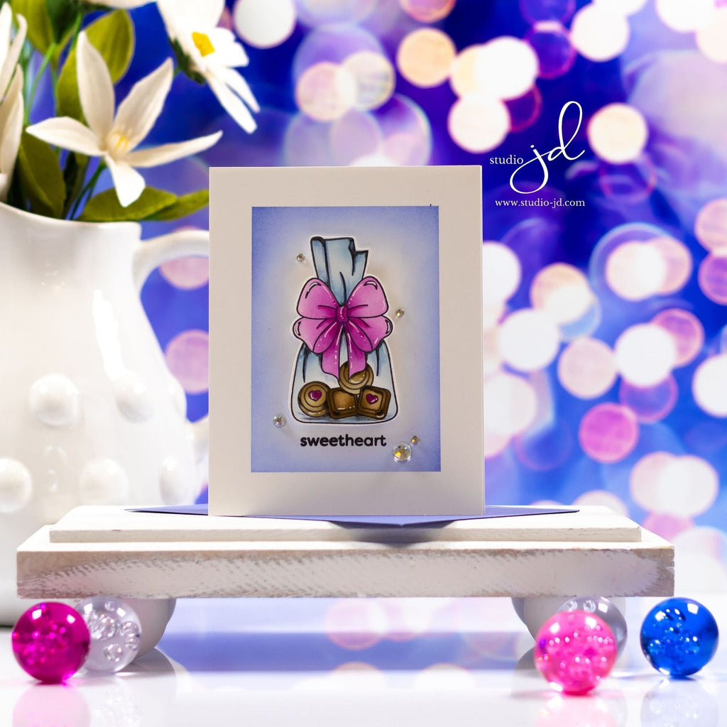 Simon Says Stamp Embellishment Mix Conversation Hearts 0125ch To Be Loved Valentine's Day Card