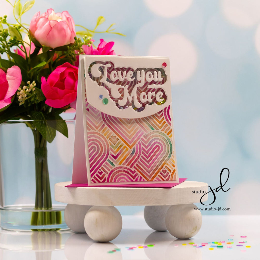 Simon Says Stamp Embellishment Mix Conversation Hearts 0125ch To Be Loved Valentine's Day Card | color-code:ALT01