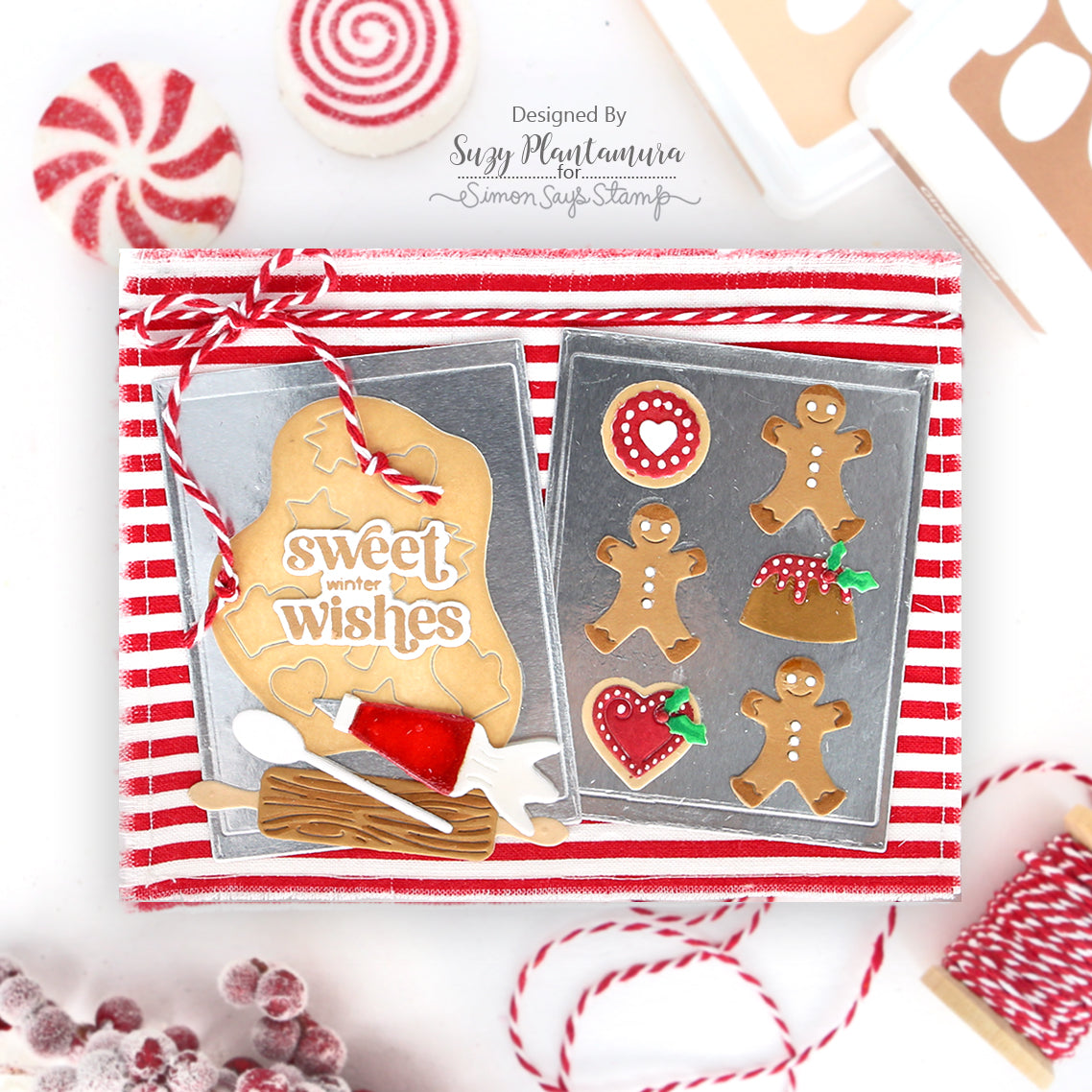 Simon Says Stamp Cookie Sheet Wafer Dies s958 Festive Fun Christmas Card | color-code:ALT01