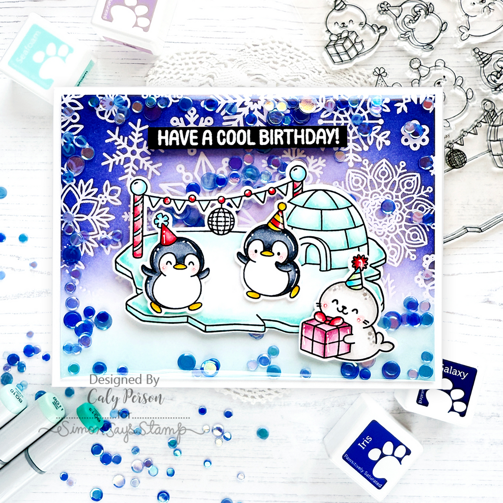 Simon Says Stamp Cool Birthday Wafer Dies 1297sdc Birthday Card | color-code:ALT02